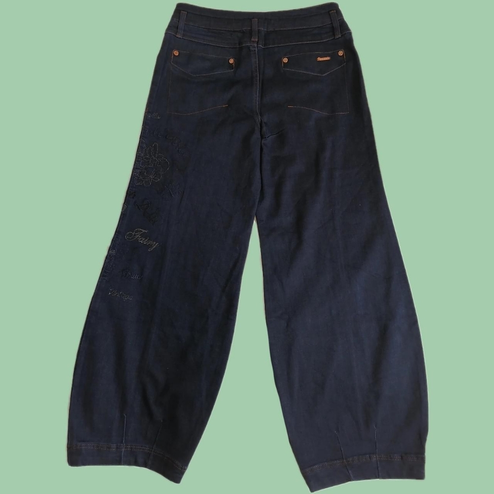 high waist wide leg jeans